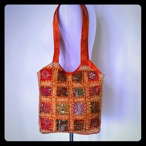 Beautiful Zara patch bag.